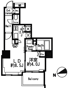 E1タイプ　間取り図