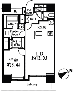 J1タイプ　間取り図