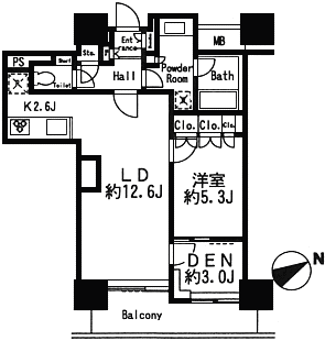 K2タイプ　間取り図