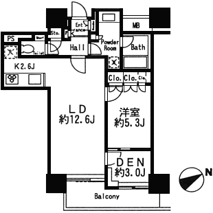 K3タイプ　間取り図