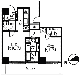 O2タイプ　間取り図