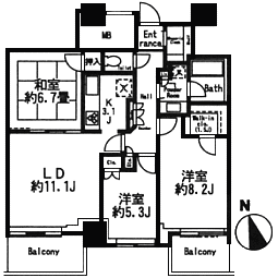 Q1タイプ　間取り図