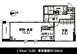 SHタイプ　間取り図