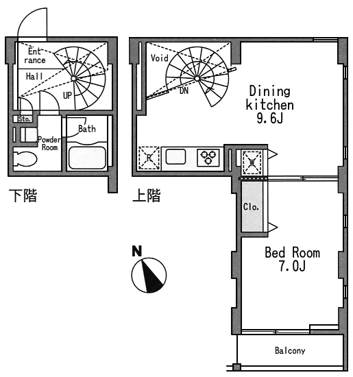 Nタイプ　間取り図