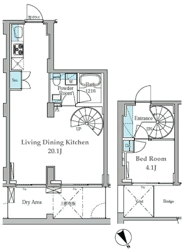 Bタイプ　間取り図