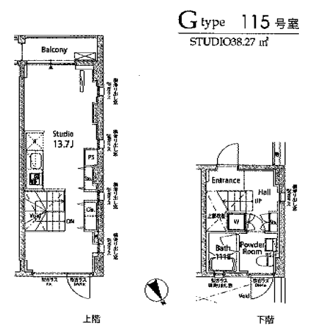 Gタイプ　間取り図