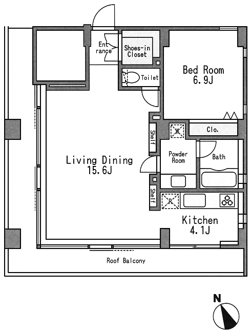 Sタイプ　間取り図