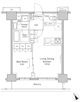 C1タイプ間取り図