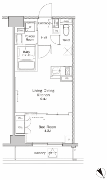 G1タイプ間取り図