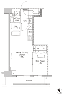 Iタイプ間取り図