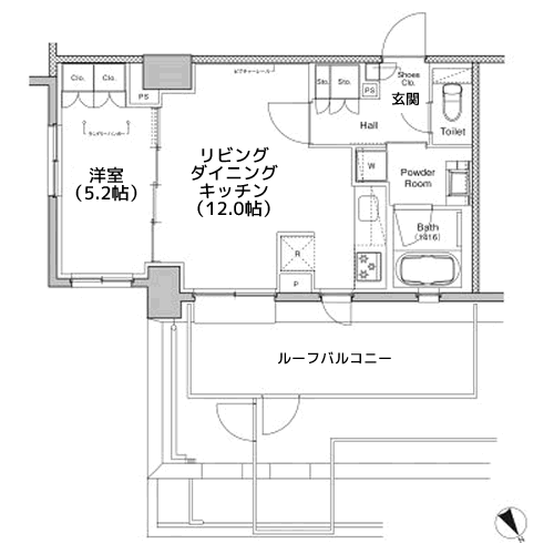 Sタイプ間取り図