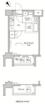 B4タイプ間取り図