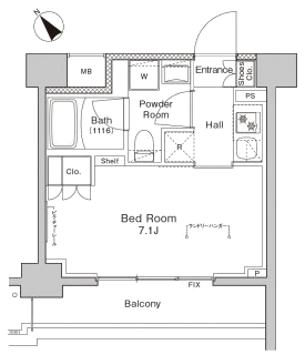 Iタイプ間取り図