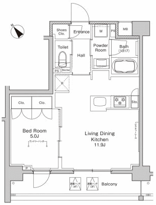 Jタイプ間取り図