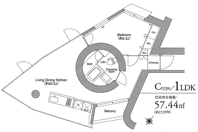 Cタイプ　間取り図