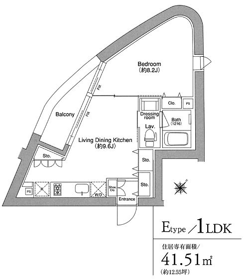 Eタイプ　間取り図