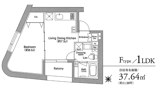 Fタイプ　間取り図