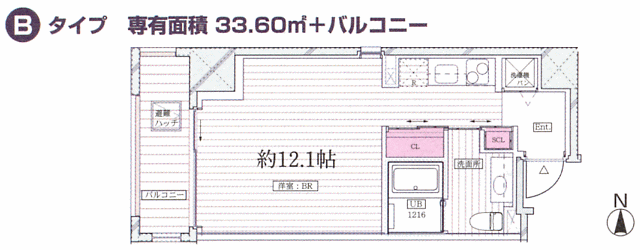 Bタイプ　間取り図