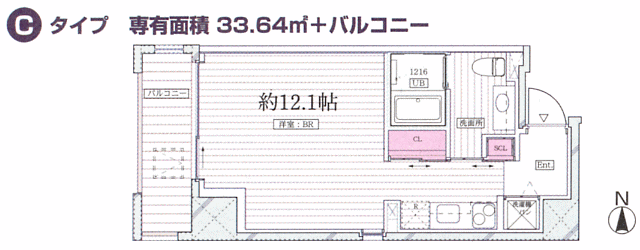 Cタイプ　間取り図