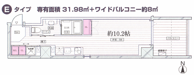 Eタイプ　間取り図