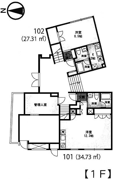 1階平面図