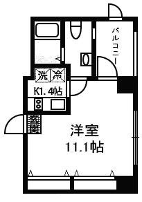 ルミエール南品川A　間取り図