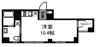 ルミエール南品川A　間取り図