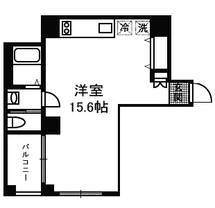 ルミエール南品川A　間取り図