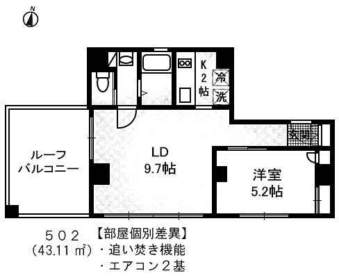 ルミエール南品川A　間取り図