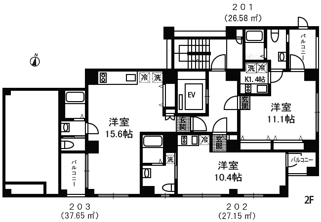 2階　平面図