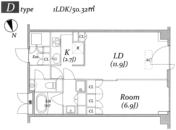 Dタイプ　間取り図