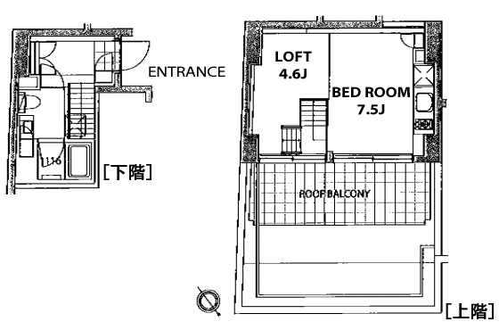 Hタイプ　間取り図