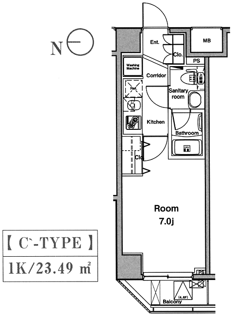 Cタイプ　間取り図