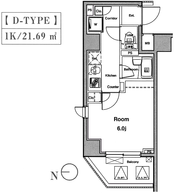 Dタイプ　間取り図