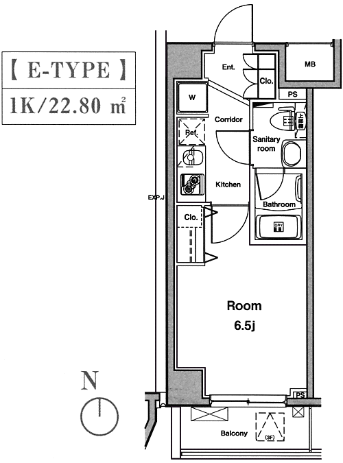 Eタイプ　間取り図