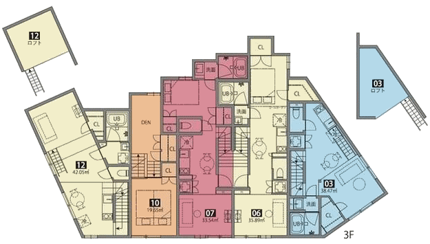 3階平面図