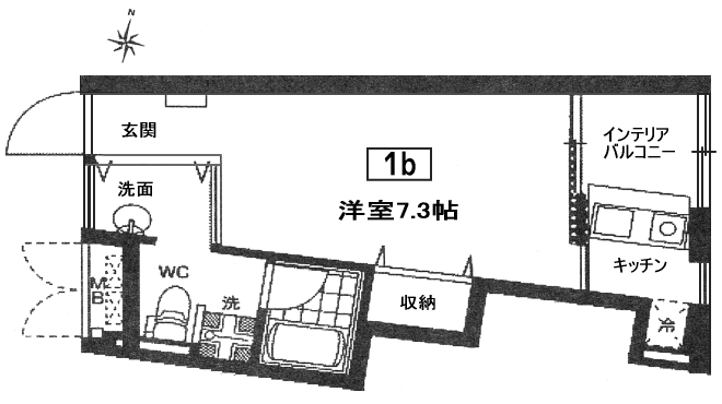 1b　間取り図