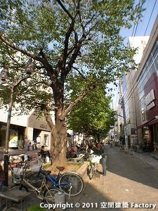 自由が丘駅近くの風景