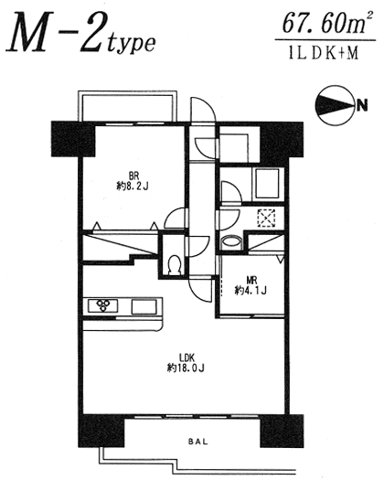 M2タイプ　間取り図