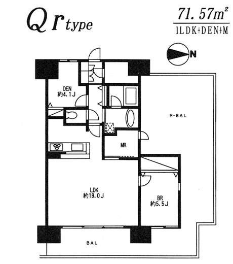 Qrタイプ　間取り図