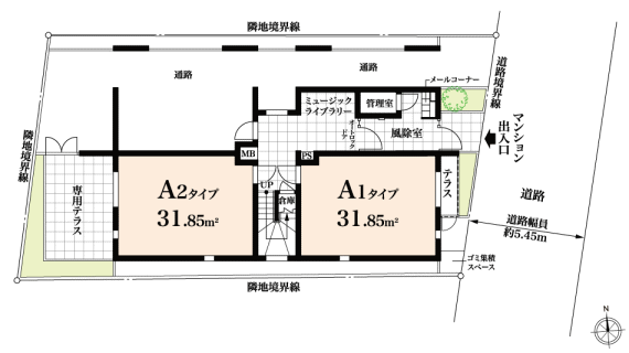 1階配置図