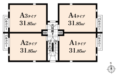 2階・3階配置図