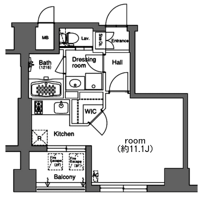 Bタイプ　間取り図