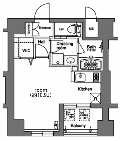 Cタイプ　間取り図