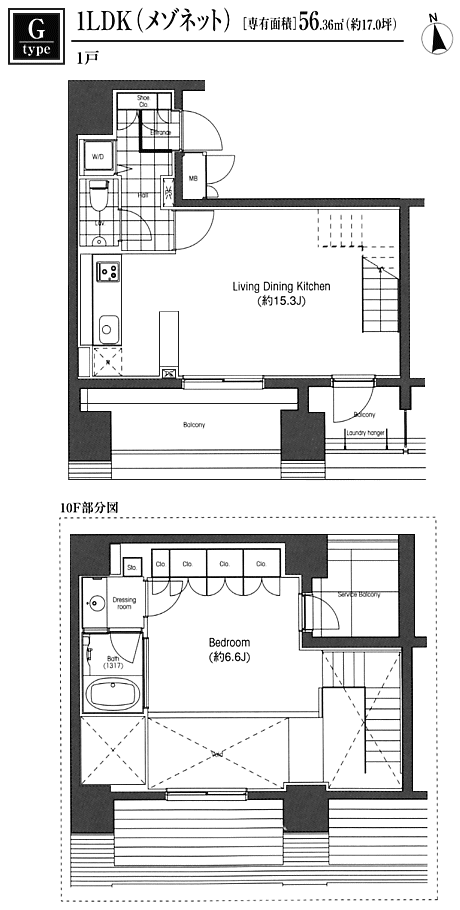 Gタイプ間取り図