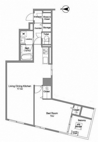 Trタイプ　間取り図