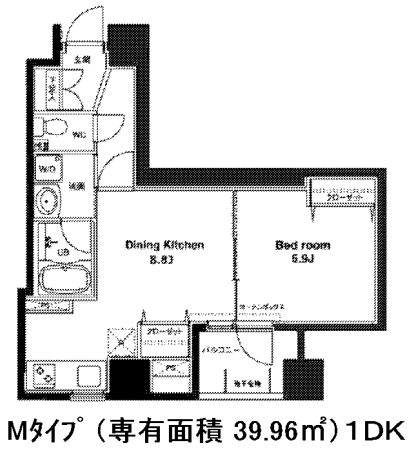 Mタイプ　間取り図