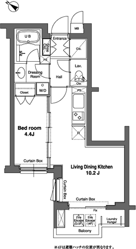 Lタイプ　間取り図