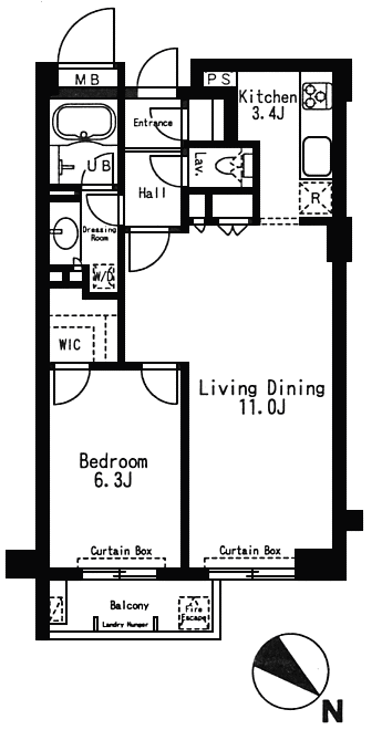 Nタイプ　間取り図