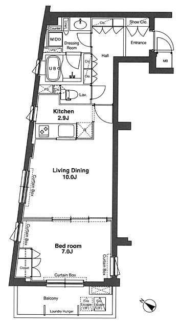 Pタイプ　間取り図